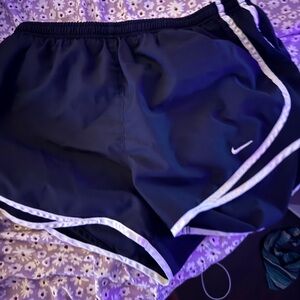 Nike Women's Navy Blue Athletic Shorts